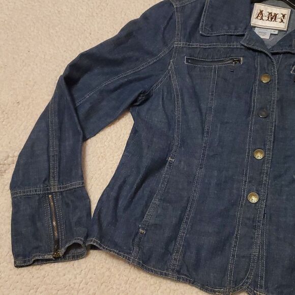 AMI 90s style vintage shirt Jean jacket. - Picture 5 of 6